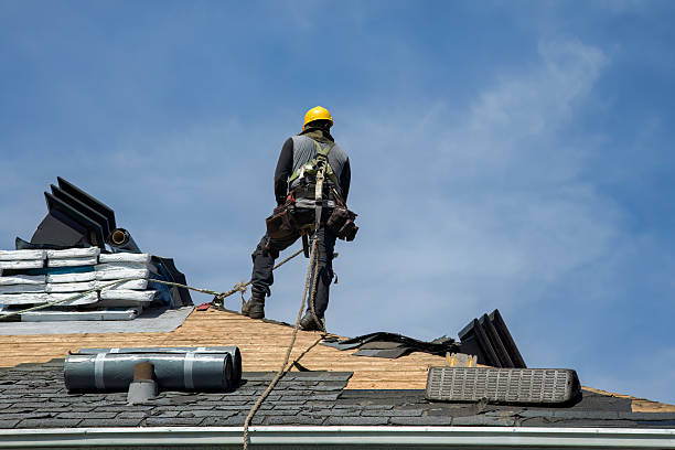 Professional Storm Damage Roof Repair technician working in Coalville, UT